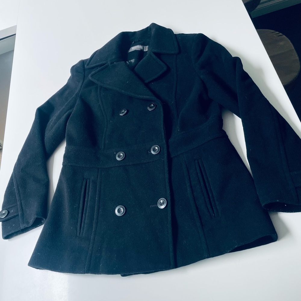 Black Wool Pea Coat